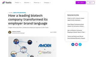Preview of the Amgen Case Study
