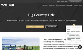 Preview of the Big Country Title Case Study