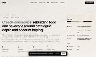Preview of the Creed Foodservice Case Study