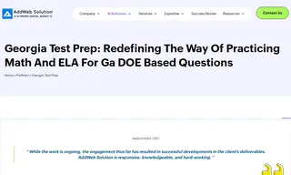 Preview of the Georgia Test Prep Case Study