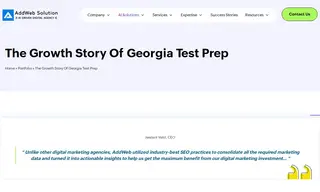 Preview of the Georgia Test Prep Case Study