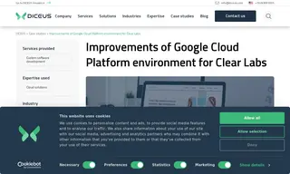 Preview of the Clear Labs, Inc Case Study
