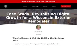 Preview of the Wisconsin Exterior Remodeler Case Study