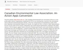 Preview of the Canadian Environmental Law Association Case Study