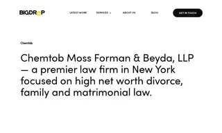 Preview of the Chemtob Moss Forman & Beyda, LLP Case Study