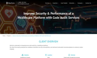 Preview of the Healthcare Platform Client Case Study