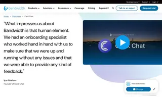 Preview of the Clerk Chat Case Study
