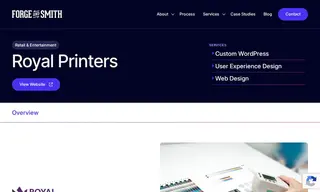 Preview of the Royal Printers Case Study