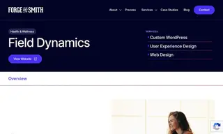 Preview of the Field Dynamics Case Study
