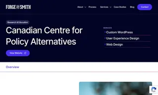Preview of the Canadian Centre for Policy Alternatives (ccpa) Case Study