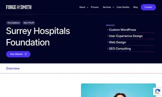 Preview of the Surrey Hospitals Foundation Case Study