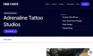 Preview of the Adrenaline Tattoo Studios Case Study