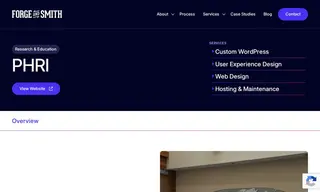 Preview of the Population Health Research Institute (phri) Case Study