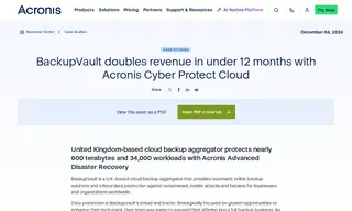 Preview of the BackupVault Case Study