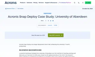Preview of the University of Aberdeen Case Study