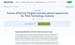 Preview of the Think Technology Australia Case Study