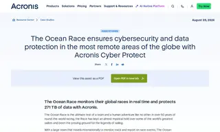 Preview of the The Ocean Race Case Study
