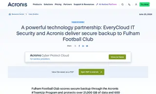 Preview of the Fulham Football Club Case Study