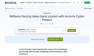 Preview of the Williams Racing Case Study