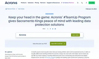 Preview of the Sacramento Kings Case Study