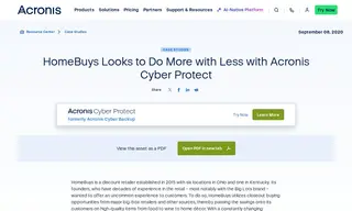 Preview of the HomeBuys Case Study