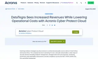 Preview of the DataTegra Case Study
