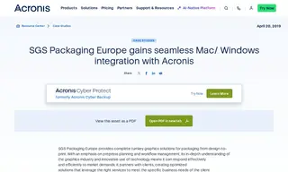 Preview of the SGS Packaging Europe Case Study