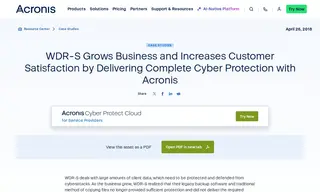 Preview of the WDR-S Case Study
