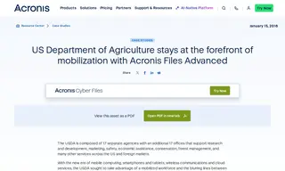 Preview of the US Department of Agriculture (usda) Case Study