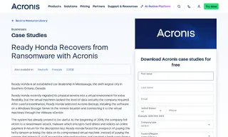 Preview of the Ready Honda Case Study