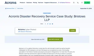 Preview of the Bristows LLP Case Study