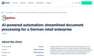 Preview of the Hagebau Case Study