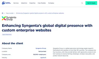 Preview of the Syngenta Group Case Study