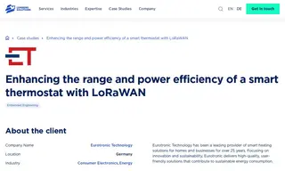 Preview of the Eurotronic Technology Case Study