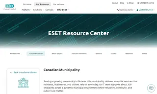 Preview of the Canadian Municipality Case Study