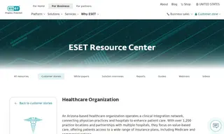 Preview of the Arizona-based Healthcare Organization Case Study