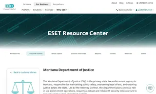 Preview of the Montana Department of Justice Case Study