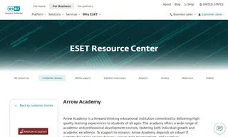 Preview of the Arrow Academy Case Study
