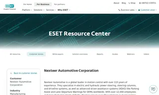 Preview of the Nexteer Automotive Corporation Case Study