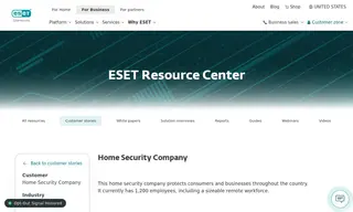Preview of the Home Security Company Case Study