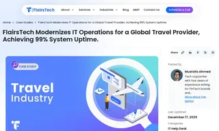 Preview of the Global Travel Provider Case Study