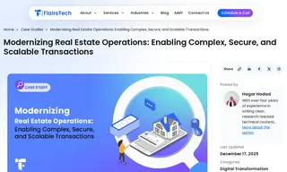 Preview of the Digital Real Estate Platform in Saudi Arabia Case Study