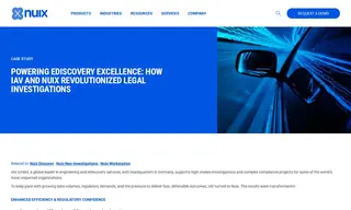 Preview of the IAV Case Study