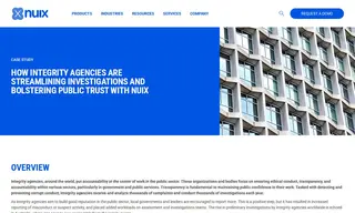 Preview of the Integrity Agencies Case Study