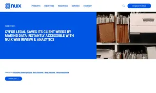 Preview of the Cyfor Legal Case Study