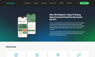 Preview of the USA-based Yoga & Mindfulness Application Case Study