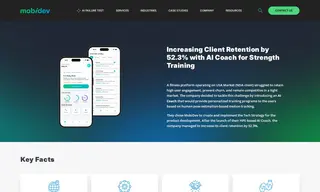 Preview of the USA-based Fitness Application for Strength Training Case Study