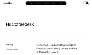 Preview of the Coffeedesk Case Study