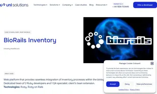 Preview of the UK-based Supplier of Knowledge-based Healthcare Solutions Case Study