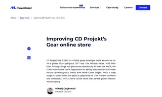 Preview of the CD Projekt Red (cdpr) Case Study